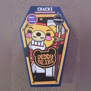 NEW 2025 Christmas Deddy Bears Crackz 5" Plush Official Digital Roblox Included